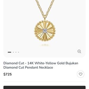 Gabriel & Co 14k Diamond Pendant Necklace